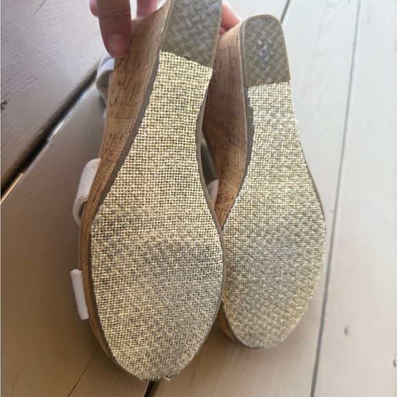 Toms Sienna Cork Wedge Sandals sz 8.5 - Picture 8 of 8